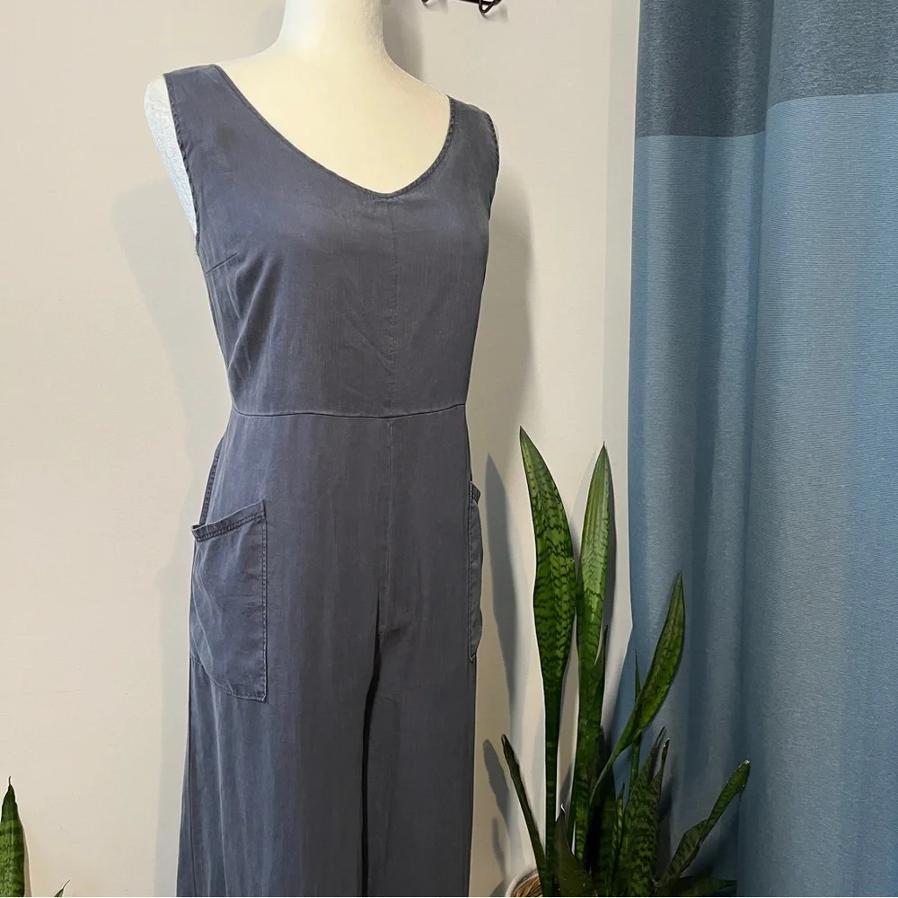 PRANA Bahia Jumpsuit, Charcoal Grey, L - Picture 6 of 6